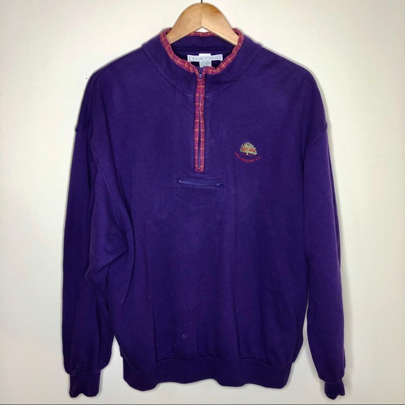 90's Izod Club Golf Embroidered Half-Zip Pullover - Picture 2 of 6
